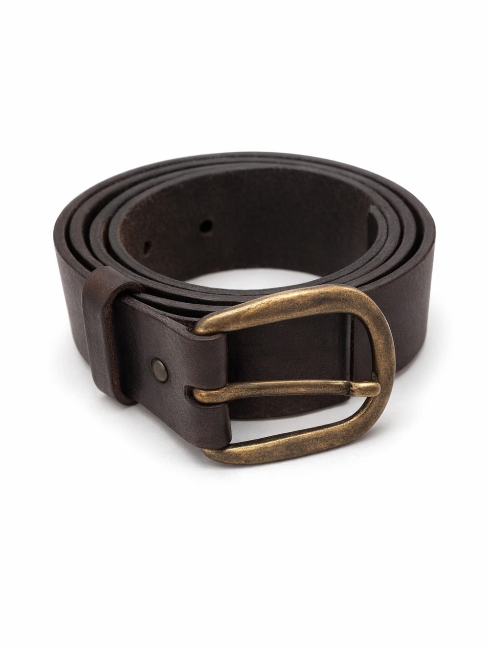 Timberland Brown Leather Belt – Size 38–42 (95–105)
